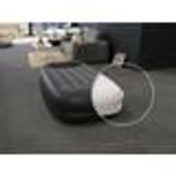 Pack matelas gonflable Pillow Rest Raised 1 place Intex + Drap housse
