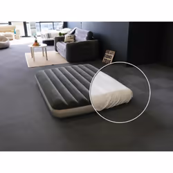 Adoptez le matelas gonflable Downy 2 personnes INTEX de la série Standard, qui s'utilise aussi bien en intérieur qu'en extéri ...