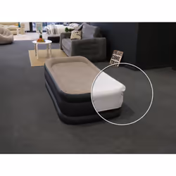 Le Deluxe Pillow Rest Raised INTEX 1 personne appartient à la série Plus . Ce matelas à gonflage électrique est conçu pour un ...