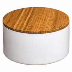 Descriptif : Boite avec couvercle miroir Natureo Atmosphéra. Embellissez votre salle de bain avec cette Boite avec couvercle  ...