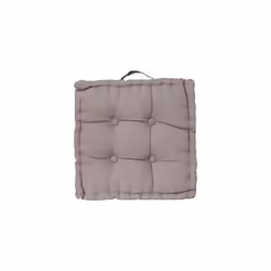 Coussin de sol 40 x 40 x 8 cm Atmosphéra - Gris