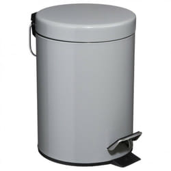 Atmosphera - Poubelle métal à Pédale 3 litres Atmosphéra - Gris