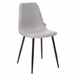 Descriptif : Lot de 2 chaises style scandinave "Tyka" Atmosphera Complétez la décoration nordique de votre salle à manger ou  ...