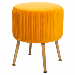 [img-18057-left-home_default] Â Description: Ce tabouret en velours plissé Solaro d'Atmosphera Â donnera sans aucun doute du  ...