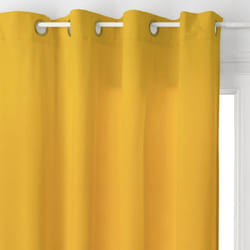 Rideau d'ameublement "Lilou" Effet velours 140 x 260 cm Atmosphera - Ocre