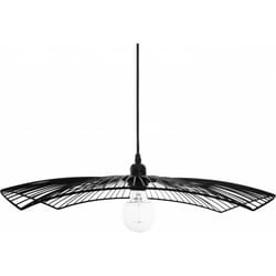 Suspension filaire "Cuzco" noire, métal Diamètre 58 cm Atmosphera