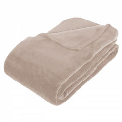 Atmosphera - Couverture microfibre 180 x 230 cm Lin