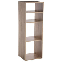 Atmosphera - tagère 2 cases + 2 étagères mix naturel