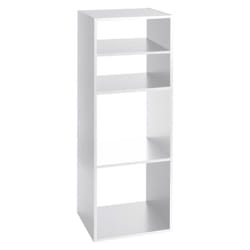 Atmosphera - tagère 2 cases + 2 étagères mix blanc