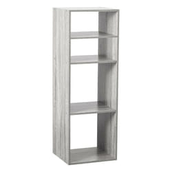 Atmosphera - tagère 2 cases + 2 étagères mix gris