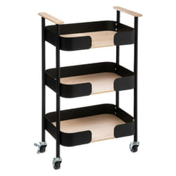 Desserte 3 niveaux avec roulettes Hauteur 74.6 cm Atmosphéra