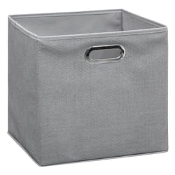 Atmosphera - Boite de rangement 31 x 31 x 31 cm Gris Chiné