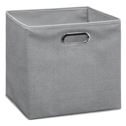 Atmosphera - Boite de rangement 31 x 31 x 31 cm Gris Chiné