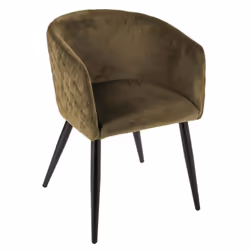 Fauteuil déco Marlo Atmosphera - Kaki
