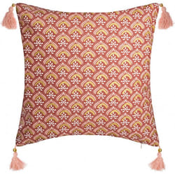 Housse de coussin "Hindou or" 40 x 40 cm Atmosphera