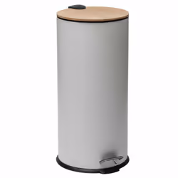 Descriptif : Poubelle Bam Modern 30 litres Couvercle Bambou d'Atmosphéra Gardez votre maison propre et tendance avec cette po ...