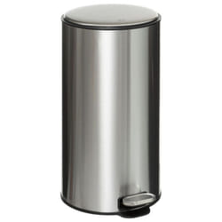 Poubelle métal delta 30 litres atmosphéra - inox