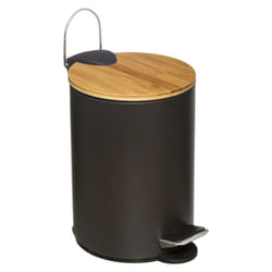 Poubelle salle de bain 3 litres Modern Color Atmosphéra - Charbon