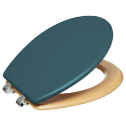 Atmosphera - Abattant wc Bois + Zinc Modern Color Atmosphéra - Pétrole