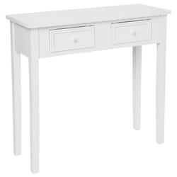 Console déco 2 tiroirs 'Charme' Atmosphera Blanc