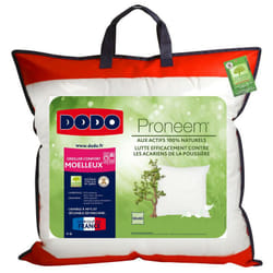 Oreiller moelleux antiacariens ProneemÂ® Fibre VOLUPTâ€™AIRÂ® Dodo - Oreiller 60 x 60 cm