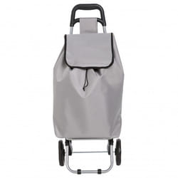 Chariot de marché 2 roues "Aquarelle" pliable Atmosphera - Gris