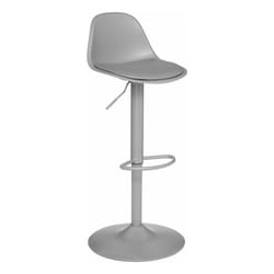 Lot de 2 tabourets bar déco style scandinave 'Aiko' Atmosphera Couleur: Gris clair