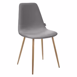 Descriptif : Lot de 2 chaises style Vintage "Marylin" pieds métal imitation hêtre d'Atmosphera. Vous aimez la couleur et les ...