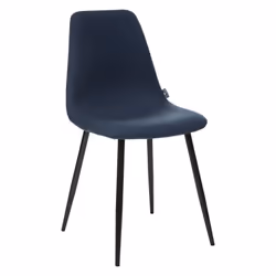 Descriptif : Lot de 2 chaises style Vintage pieds métal noir "Nathalia" d'Atmosphera. La tendance est au rétro chic ! Offrez  ...