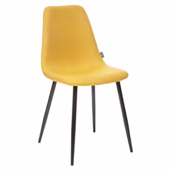 Descriptif : Lot de 2 chaises style Vintage pieds métal noir "Nathalia" d'Atmosphera. La tendance est au rétro chic ! Offrez  ...