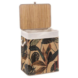 Panier à linge Bambou "Blackflora" ou "Palawan" 60 litres Atmosphéra - Couleur: Palawan