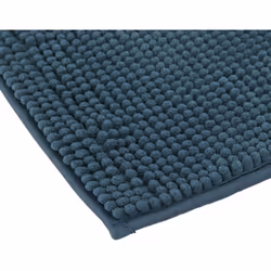Tapis de bain "Chenille" 50 x 80 cm Atmosphéra - Pétrole