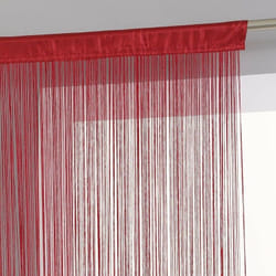 Rideau Fil 90 x 200 cm Atmosphéra - Rouge