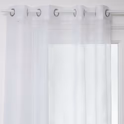 Descriptif : Vous souhaitez parfaire votre déco avec un rideau élégant et contemporain ? Le voilage "Feuilles" d'Atmosphera s ...