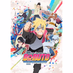 Parure de couette 140 x 200 "Boruto" Microfibre / 100% Polyester