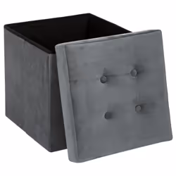Description : Besoin de place pour tout ranger et vivre mieux ? Faites confiance au pouf pliant "Lysandre" d'Atmosphera pour  ...