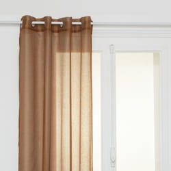 Voilage "Moly" tamisant 135 x 240 cm Atmosphera - Couleur: Camel