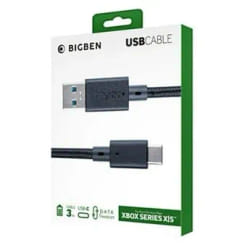 Bigben Interactive XBXUSBCCABLE3M câble USB 3 m USB 3.2 Gen 1 (3.1 Gen 1) USB A USB C Noir