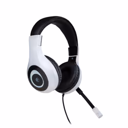 Bigben Interactive Wired Stereo Gaming Headset V1, Avec fil, Jouer, Écouteurs, Noir, Blanc