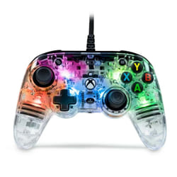 NACON Pro Compact Colorlight Noir, Transparent USB Manette de jeu Analogique/Numérique PC, Xbox One, Xbox Series S, Xbox Series X