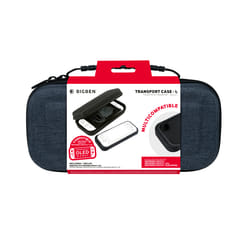 Bigben Interactive 3665962014396 Housse de protection pour console de jeux portable Nintendo EVA (Acétate de vinyle d'éthylène), Nylon Gris