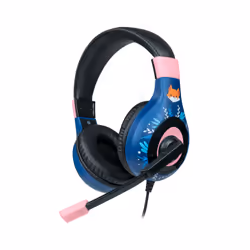 Bigben Interactive V1 Fox, Avec fil, Jouer, Casque, Bleu