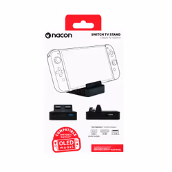 NACON SWITCHTVSTAND, Station d'accueil, Nintendo Switch, Noir, Avec fil, 100 mm, 155 mm