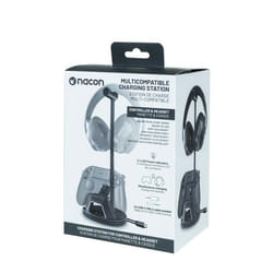 Station de charge - NACON - Station de charge pour casque et manette - Noir - USB Type-C - Multi-plateforme