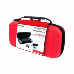NACON SWITCHNEWPACK5RED Housse de protection pour console de jeux portable Boîtier robuste Nintendo Rouge