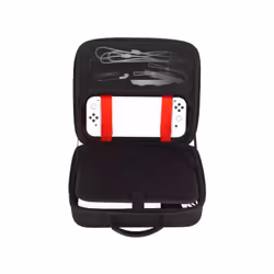 NACON NA029123 Housse de protection pour console de jeux portable Nintendo EVA (Acétate de vinyle d'éthylène), Nylon Noir - Vue supplémentaire 3