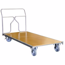 Fimm - Chariot porte tables rectangulaires charge 400 kg 1800 x 800 mm Ø roues 160 mm Les avantages de ce chariot porte table ...