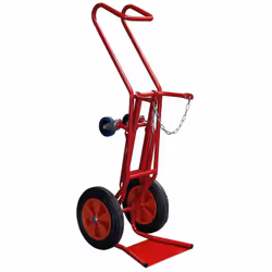 Fimm - Diable porte bouteille charge 250 kg avec béquille escamotable Ø roues PN 400 mm Les avantages de cette diable porte b ...