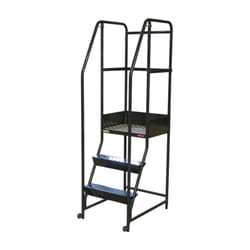 Escabeau roulant étroit charge 150 kg 3 marches Ht plateforme 760 mm - Fimm