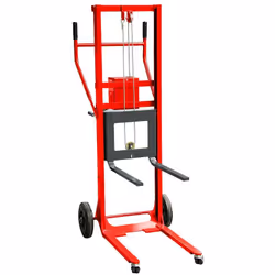 Fimm - Gerbeur manuel charge 250 kg roues pneumatiques Ø 260 mm levée 1250 mm Les avantages de ce gerbeur manuel charge 250 k ...